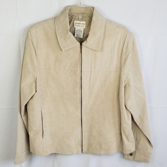 St. John's Bay Jackets & Blazers - Vintage 100% Leather St. Johns Suede Jacket